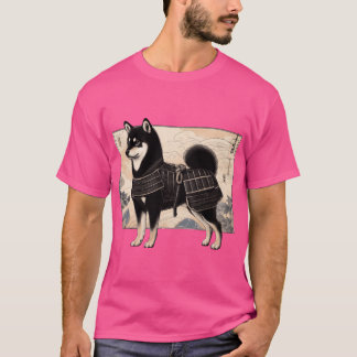 T-shirt Famille de samouraï Shiba Inu