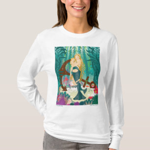 T-shirt Famille de sirènes (blondes noires)