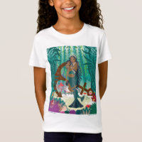 Famille de sirènes (peau et yeux bruns)
