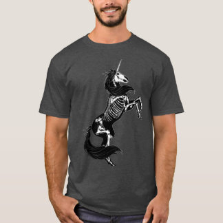 T-shirt Famille de squelettes de licornes