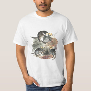 T-shirt Famille de tatou de cowboy