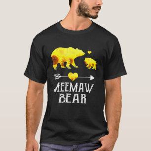 T-shirt Famille de tournesol Meemaw Bear