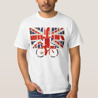 T-shirt Famille de Wiggins faisant un cycle pour des