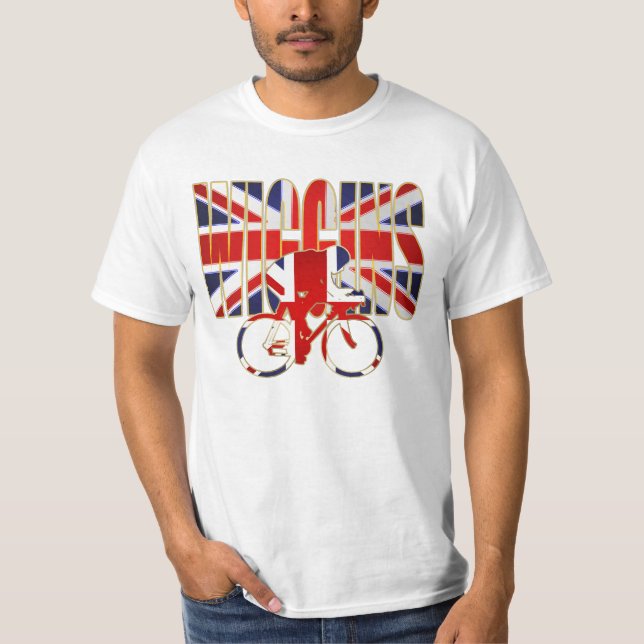 T-shirt Famille de Wiggins faisant un cycle pour des (Devant)