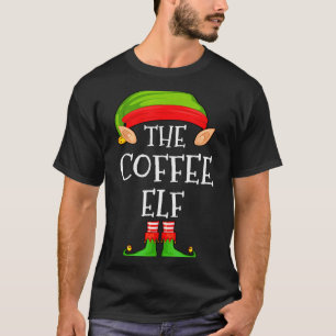 T-shirt Famille d'elfes Noël Café Elfe Pull Correspondant