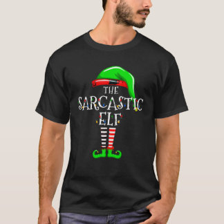 T-shirt Famille d'elfes Sarcastique correspondant Groupe d