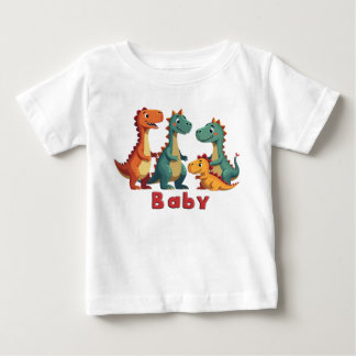 T-shirt famille Dinosaur (bébé)