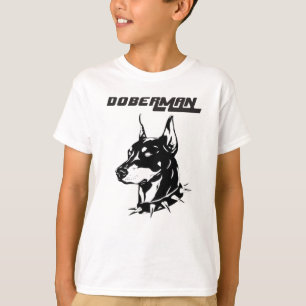 T-shirt Famille Doberman
