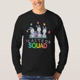 T-shirt Famille Easter Squad Matatching Bunny Egg Hunt Gro