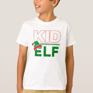 T-shirt Famille Elf Jour férié de Noël Elf enfant #TeamE