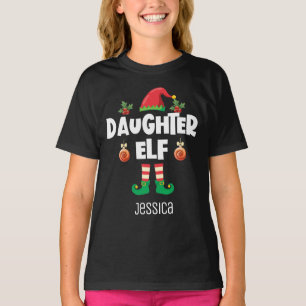 T-shirt Famille elfe fille correspondant nom de la tenue d