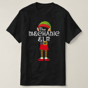 T-shirt famille elfe mécanique correspondant noël