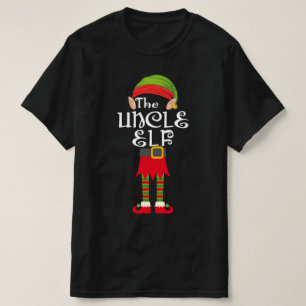 T-shirt famille elfe oncle appariement noël