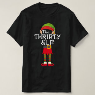 T-shirt famille elfe riche correspondant noël