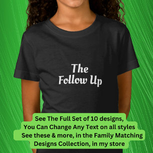 T-Shirt Famille Encore, Suivi, etc Matching Music