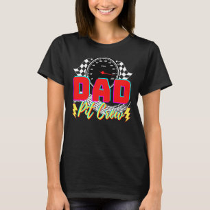 T-shirt Famille Fête Anniversaire Course Voiture Papa Pit 