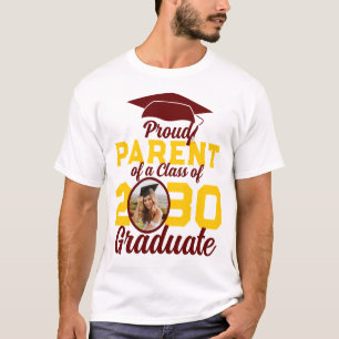 T-shirt Famille Fière Classe De Graduation Personnalisée D