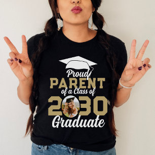 T-shirt Famille Fière Classe De Graduation Personnalisée D