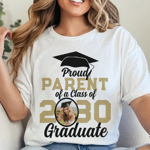 T-shirt Famille Fière Classe De Graduation Personnalisée D