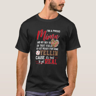 T-shirt Famille Fière De Baseball Mima Baseball Matching 1