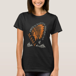 T-shirt Famille Fière Des Amérindiens Et Des Mères