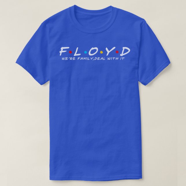 T-shirt Famille Floyd Nom Floyd Nom de famille (Design devant)