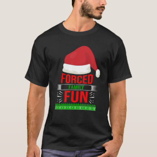 T-shirt Famille forcée amusant Sarcastique Citation de Noë