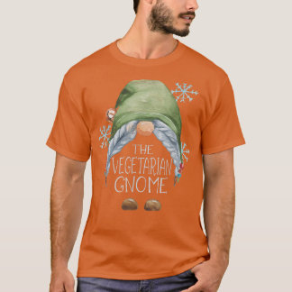 T-shirt Famille Gnome Végétarienne Correspondant Noël Paj