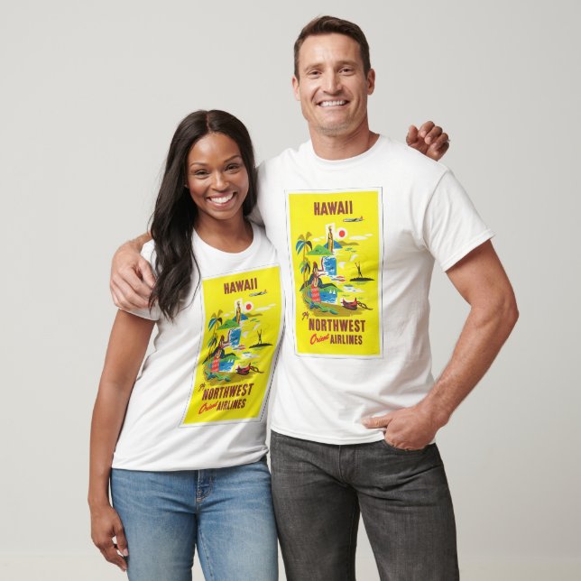T-shirt Famille Hawaii Vacances (Unisexe)