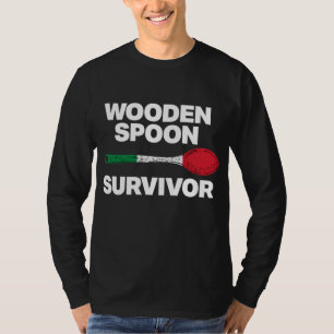 T-shirt Famille Italienne - Drôle Survivant de cuillère en
