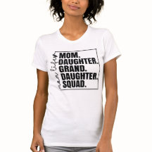 Famille Matching Maman Fille Grandgirl Sqyad