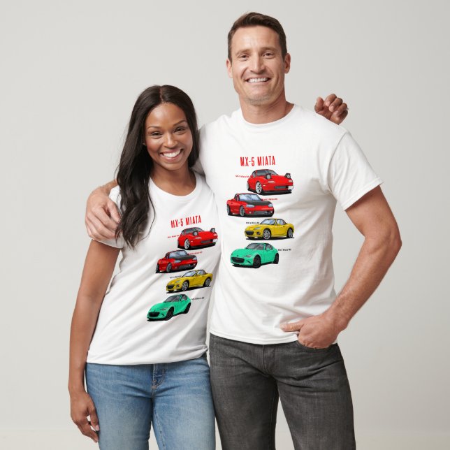 T-shirt Famille Mazda MX-5 Miata (Unisexe)