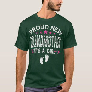 T-shirt Famille Mignonne Genre Révèle Fier Nouveau Grand-M