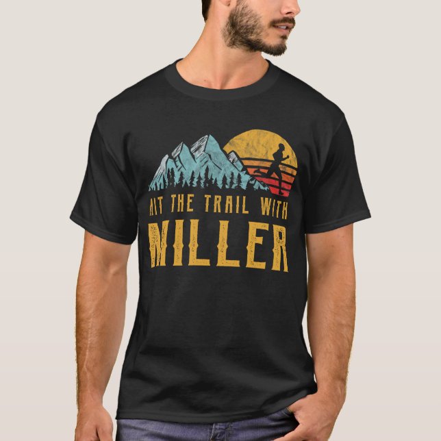 T-shirt Famille MILLER - Touchez le sentier avec MILLER (Devant)