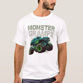 T-shirt Famille Monster Truck Gramps