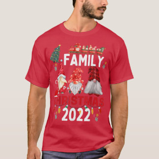 T-shirt Famille Noël 2022 Correspondance s Escouade Gnome