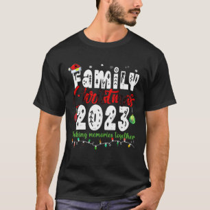 T-shirt Famille Noël 2023 Equipe Correspondante Père Noël 