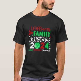 T-shirt Famille Noël 2024 Equipe Correspondante Père Noël