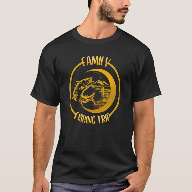 T-shirt Famille Pêche Voyage Réunion Correspond Vacances L (Devant)
