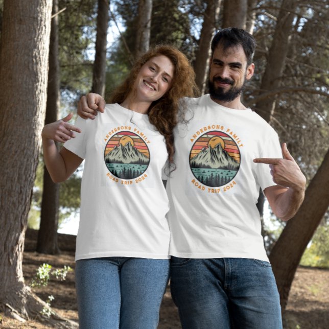T-shirt Famille Personnalisée Voyage Vacances Réunion Blan (Créateur téléchargé)