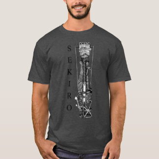 T-shirt Famille rétro du bras de loup Sekiro