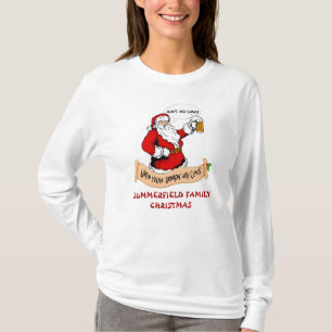 T-shirt Famille Réunion Noël Funny Matching Maman