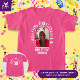T-shirt Famille Réunion personnalisée Correspondance Anniv