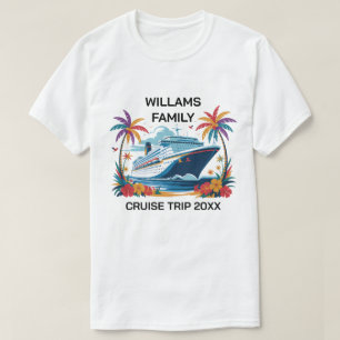 T-shirt Famille Réunion sur mesure Voyage Croisière Famill