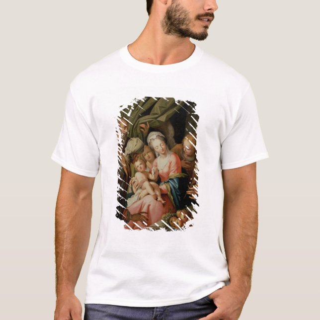 T-shirt Famille sainte avec St Anne (Devant)