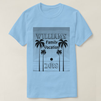 T-shirt Famille Sunset Beach