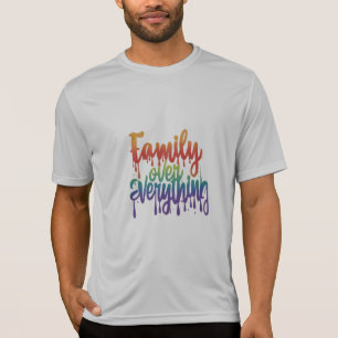 T-shirt famille sur tout