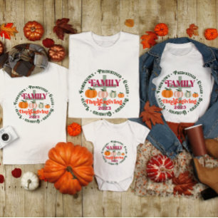 T-shirt Famille Thanksgiving