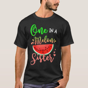 T-shirt Famille un dans le melon soeur fête d'anniversaire