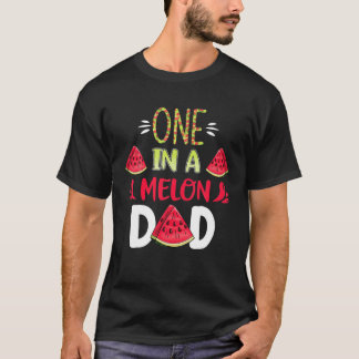T-shirt Famille Un Dans Un Melon Dada Fête Anniversaire Co